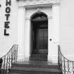 Front door of George Hotel, 2 Tay Street, Newburgh, Fife