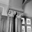 Interior view of Cairndhu Hotel, Helensburgh, showing detail of archway in hall.