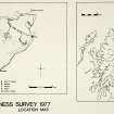 Caithness Survey 1977 Location Map Ink