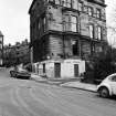 View of Yarrow Gardens Lane and 163 Wilton Street from Belmont Street, Glasgow, Strathclyde  