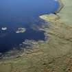 Aerial view of Tom Buidhe, W end of Loch Ruthven, S of Inverness, looking NNW.
