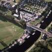 Aerial view of Torvean, Caledonian Canal, Inverness, looking SSW.