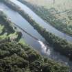 Aerial view of Nesscastle Mill area, River Ness, Inverness, looking SW.