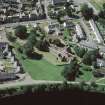 Aerial view of Beauly, looking NW.