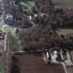 Aerial view of Skibo Castle, near Dornoch, East Sutherland, looking  W.