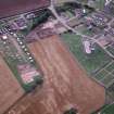 Aerial view of Portmahomack excavations 1998, Tarbat Ness, Easter Ross, looking WSW.