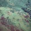 Oblique aerial view of part of the township of Leataidh, Strath Fleet, Sutherland, looking SE.