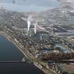 Aerial view of Invergordon, Cromarty Firth, looking W.