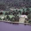 Aerial view of Dochfour House, Loch Ness, looking NW.