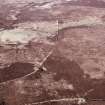 Aerial view of township, Ballynacairdach, Sciberscross, Strath Brora, East Sutherland, looking E.