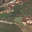 Aerial view of hut circle at Balblair, N of Invershin, East Sutherland, looking NW.