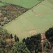 Aerial view of Carn Liath Chambered Cairn, Evanton, Ross-shire, looking S.