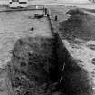 Castle of Wardhouse excavation archive
Area 1: Fully excavated inner ditch. Red granite bedrock exposed.