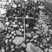 Excavation photograph : trench I - view of "entrance" after removal of spit 6.