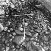 Excavation photograph : trench I - entrance after removal of spit 9.