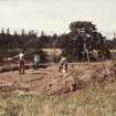 Cleaning initial trench.