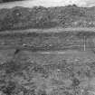 Trench 1, N side, Rampart and intervallum.