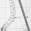 Photograph of an extract of OS map (NO0826 & NO0926) annotated with measurements.  

[This is a close-up section of C59680.]
