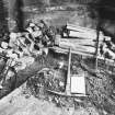 Excavation photograph - Excavation in The Pends - from S