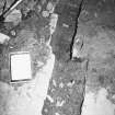 Excavation photograph - Close up of excavation within The Pends - from S