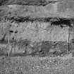 Excavation photograph : overlap to B/59236, quarry in background.