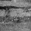 Excavation photograph : overlap to B/59237, quarry in background.