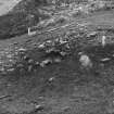 Excavation photograph : f004 - apron from spoilheaps, from east.
