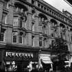 Shop fronts and entrance to the Savoy Centre, 140-160 Sauchiehall Street, Glasgow 