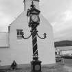 Clock, Quay Street, Ullapool, Lochbroom parish, Ross and Cromarty, Highlands