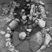 Photographs from excavations at Castlehill of Strachan