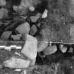 Photographs from excavations at Castlehill of Strachan
