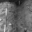 Photographs from excavations at Castlehill of Strachan