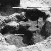 Photographs from excavations at Castlehill of Strachan
