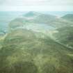 Aerial view of Leverburgh & Carminish, South Harris, looking NW.