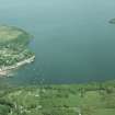 Aerial view of Tobermory Harbour and Main Street, Isle of Mull, looking NE.