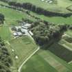 Aerial view of Aldroughty Farm, Elgin, Moray, looking E.