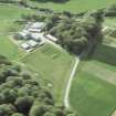 Aerial view of Aldroughty Farm, Elgin, Moray, looking SE.