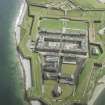 Aerial view of Fort George, Moray Firth, looking ENE.