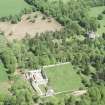 Aerial view of Leys Castle house and Gardens, Inverness, looking E.