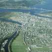 Aerial view of Merkinch and South Kessock, Inverness, looking NE.