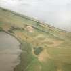 Aerial view of Portnaculter peninsula, Dornoch Firth, looking N.