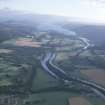 Aerial view of River Ness, Loch Ness and Caledonian Canal, looking SW.