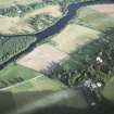 Aerial view of Mains of Aigas and Aigas House, near Beauly, Inverness-shire, looking SE.