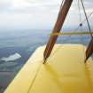 Aerial view of Loch na Bo, Lhanbryde, east of Elgin, Moray, looking S.