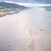 Aerial view of Coulmore and Carn Dubh Crannogs, near North Kessock, Black Isle, looking E.