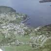 Aerial view of Tobermory and harbour, Mull, looking NE.