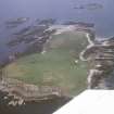 Aerial view of Inchkenneth Isle, off Mull, looking NE.