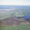 Aerial view of Hunting Hill, Loch Eye and Tain Airfield, Easter Ross, looking NE.