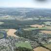Aerial view of Beauly, Inverness-shire, looking SE.
