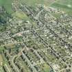 Aerial view of north end of Keith, Moray, looking North.